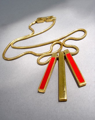 1977 GIVENCHY   DANGLE ENAMEL